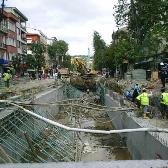 İstanbul Büyükşehir Belediyesi Sarıyer Deresi Islahı İnşaatı